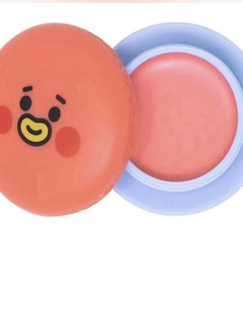 The Crème Shop BT21 Macaron Lip Balm - Strawberry Tinted